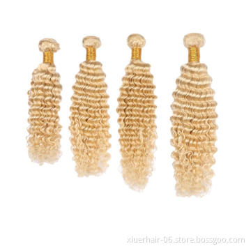 Free Sample 613 Deep Curly Best 12A Burmese Indian Bundle Hair Vendors With Frontals